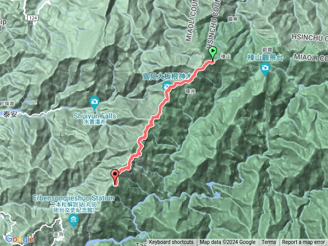 觀雪大板根縱走