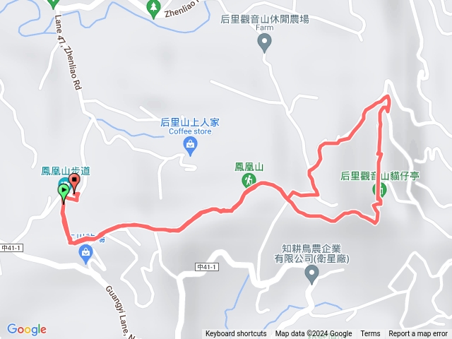 后里鳳凰山觀音山步道