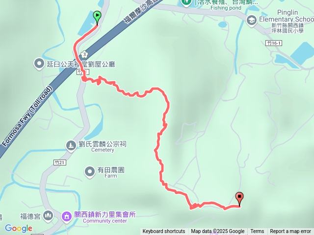 新竹關西坪林四山