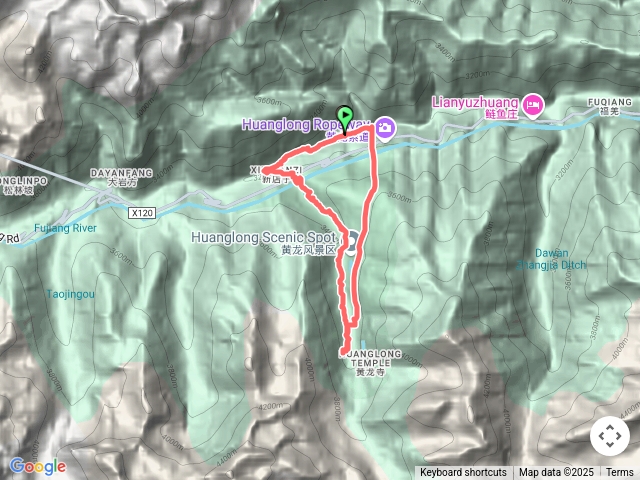 黃龍自然風景區-五彩池