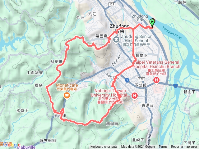 竹東三山（樹杞林山、新具庄山、員崠子山）預覽圖