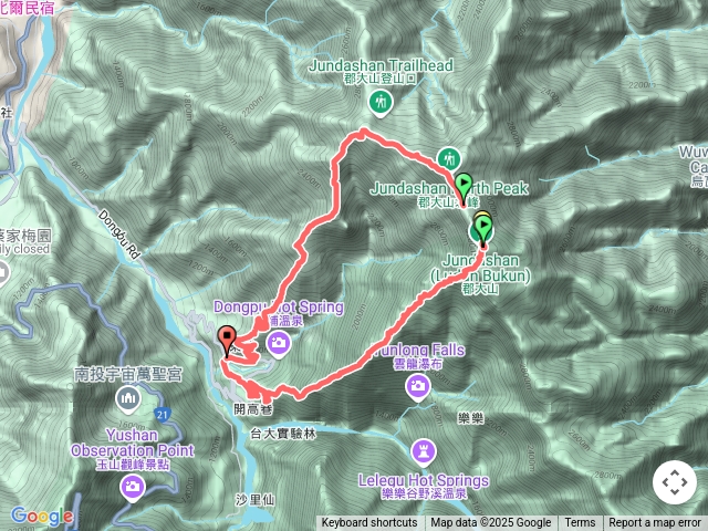 郡大山東埔上開高山下5/17Elvis難走且危險