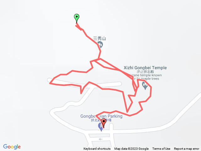 拱北殿三秀山散策20230108