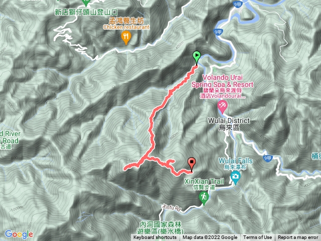 高腰山+拔刀爾山+美鹿山+美鹿山南峰（紅河谷登山口上）