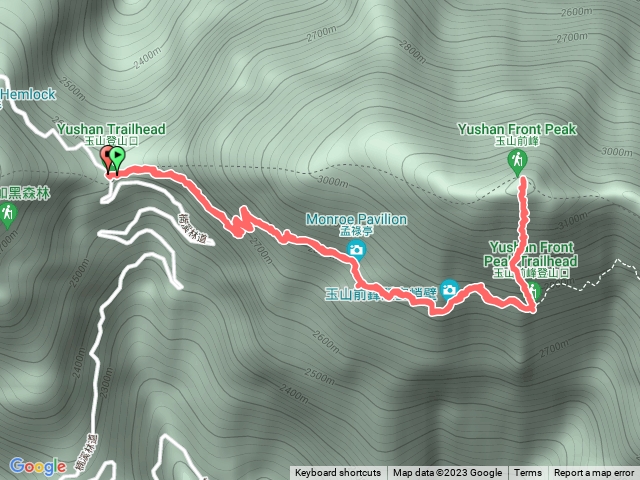 玉山前峰 20231209