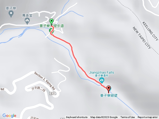 姜子寮一條路15分鐘