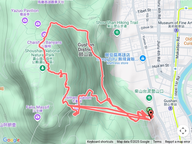 壽山主稜三角點H345