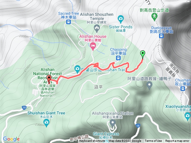 阿里山祝山觀日步道20221127