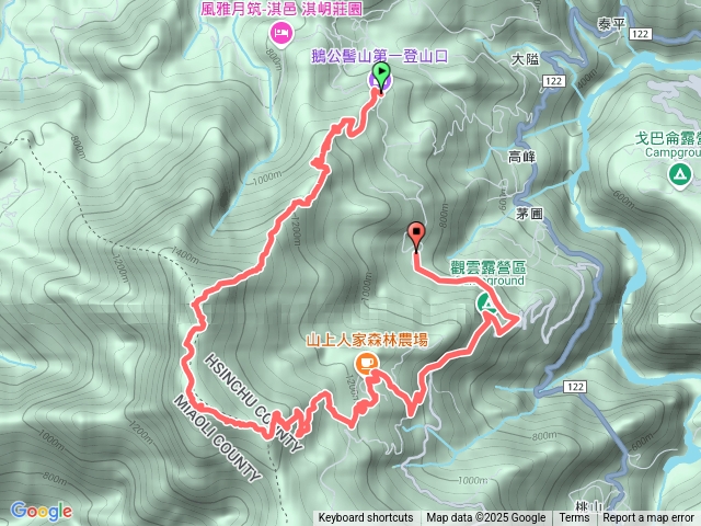 新竹鵝公髻➡️山上人家⭕️繞預覽圖