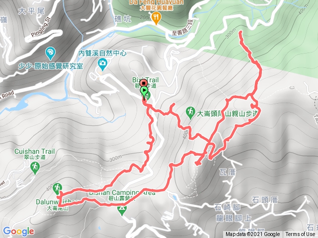 2020-08-23 小溪頭環狀步道-大崙尾頭山-甜水鴛鴦湖-碧山西峰-溪山里山