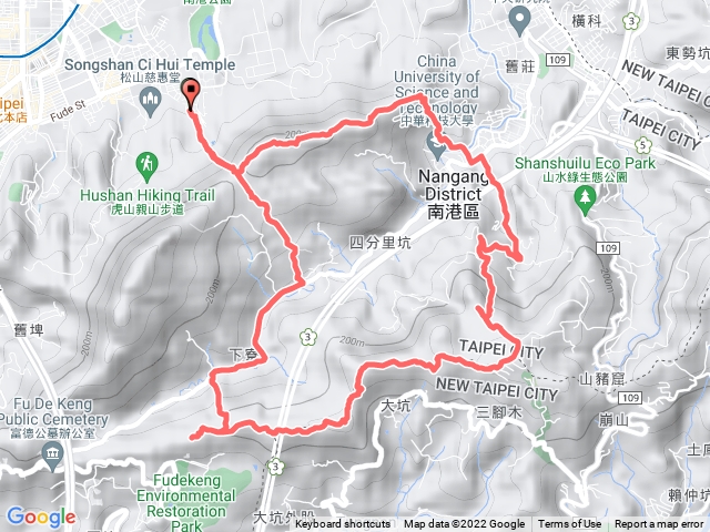 倒照湖山連走三腳木山/四'分里山