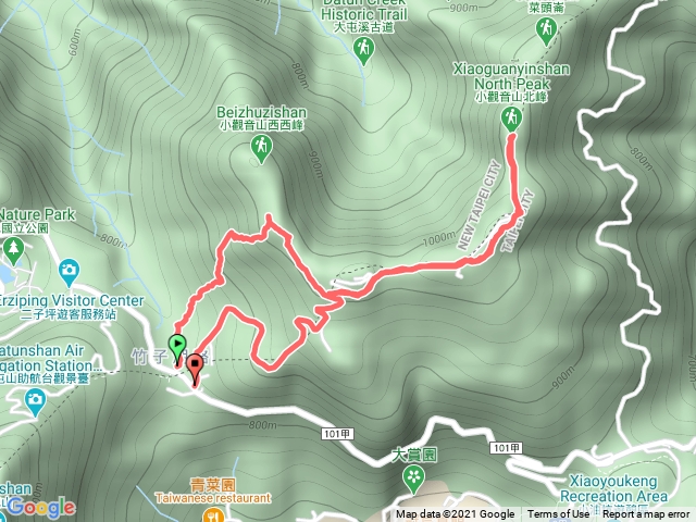 20210301小觀音山Y型走(西峰、主峰、北峰)