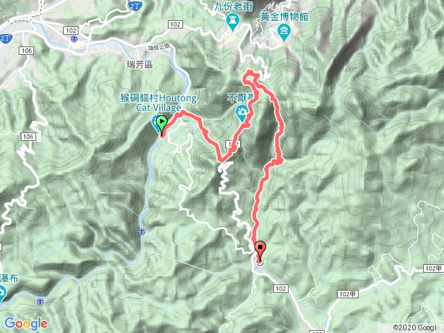 191124猴硐上金字碑經貂山古道下牡丹車站