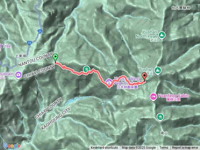 玉山登山口-排雲山莊