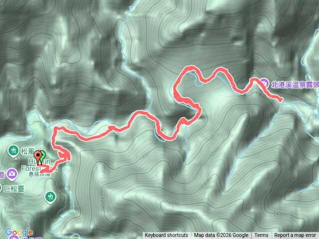 北港溪峽谷步道預覽圖