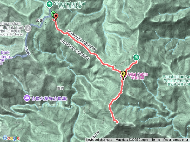 奇萊主北（2D1N)僅紀錄行進