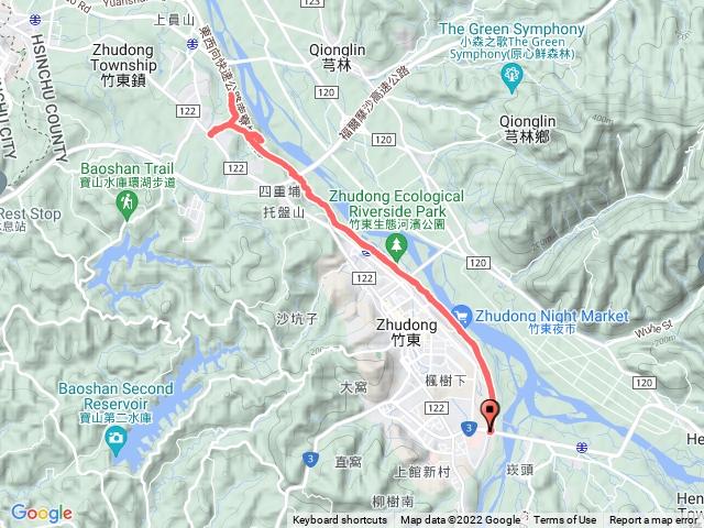 竹東河濱自行車車道（竹東-二重埔）