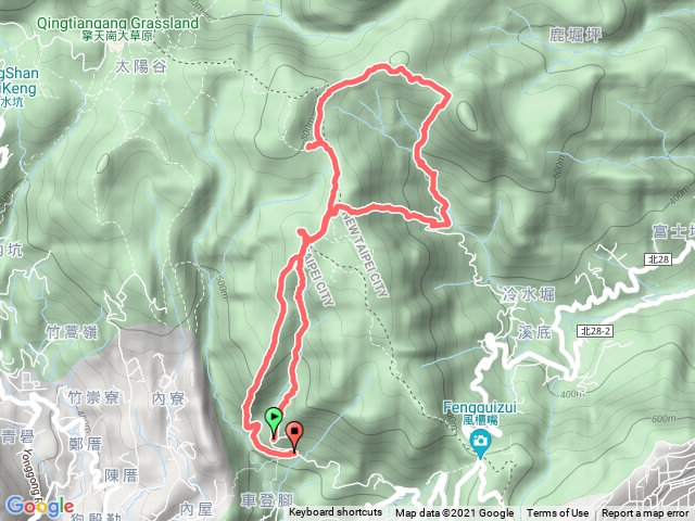 21/09/14荷蘭古道-北五指山-富士古道-杏林山-高頂山