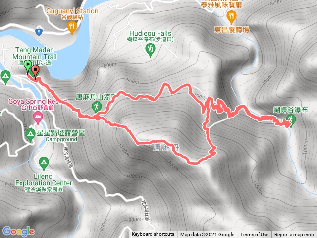 唐麻丹山+蝴蝶谷瀑布