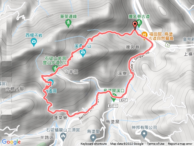 摸乳巷古道，山羊洞步道