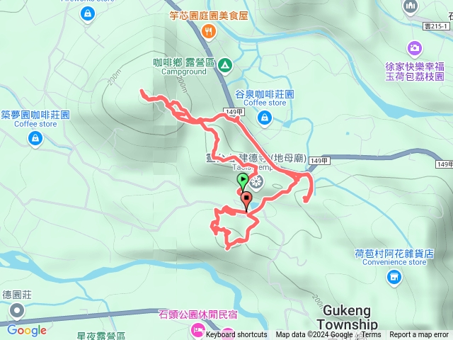 荷苞山登山步道+小溪子山圖根點預覽圖