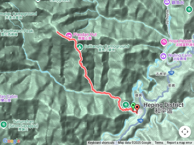 志佳陽大山（吊橋整修下切河床）