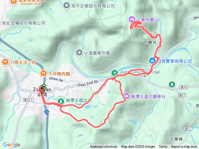 劍潭古道上果園山