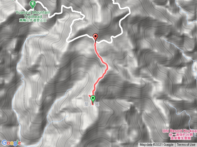 屋我尾山上大雪山林道