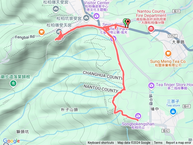 松柏坑山賞茶步道+三角點+受天宮預覽圖