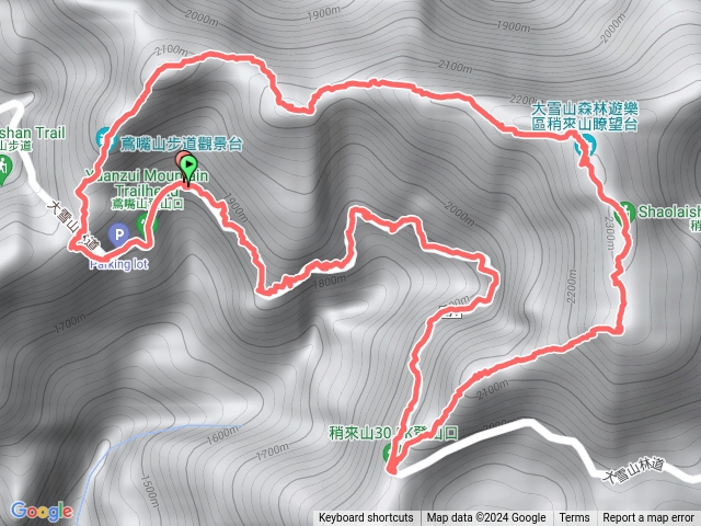 鳶嘴稍來.橫嶺山隧道口上30.4K下