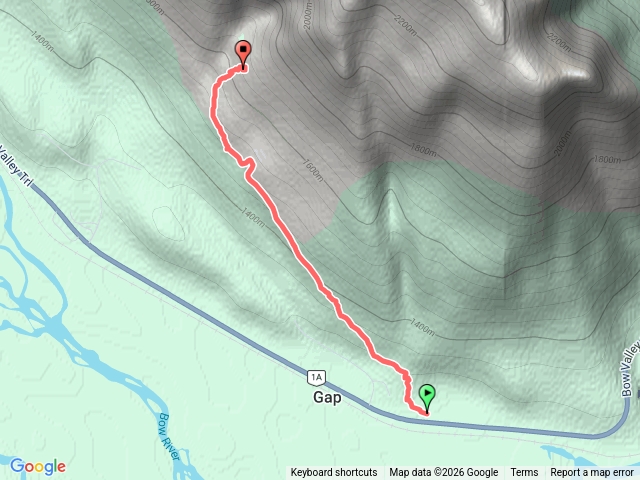 加拿大技術攀登路線-接近approach-The Playground(乾攀)
