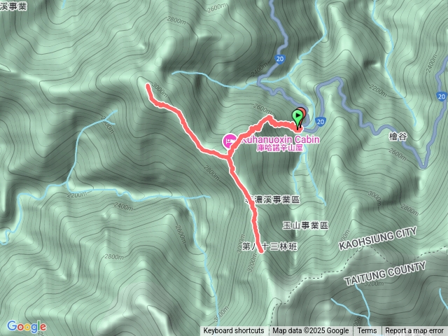 庫哈諾辛山+往關山路線隨走（材哥）預覽圖