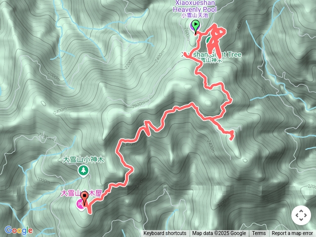 大雪山天池神木啞口景觀台