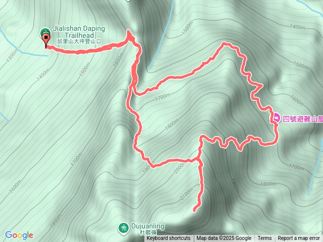 加里山大坪登山口
