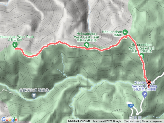 合歡西峰去回20211105