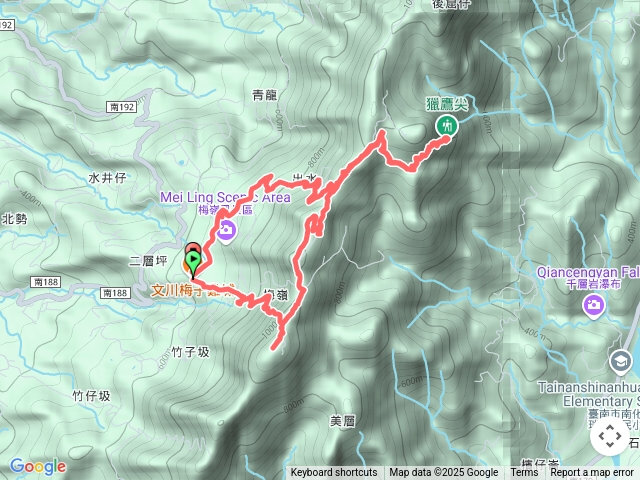 竹子尖山、獵鷹尖山一線天