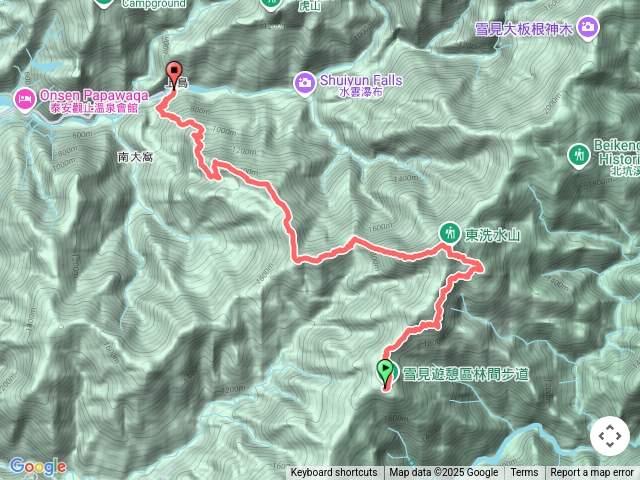 苗栗泰安 東洗鳥縱走(東洗水山-上島山)