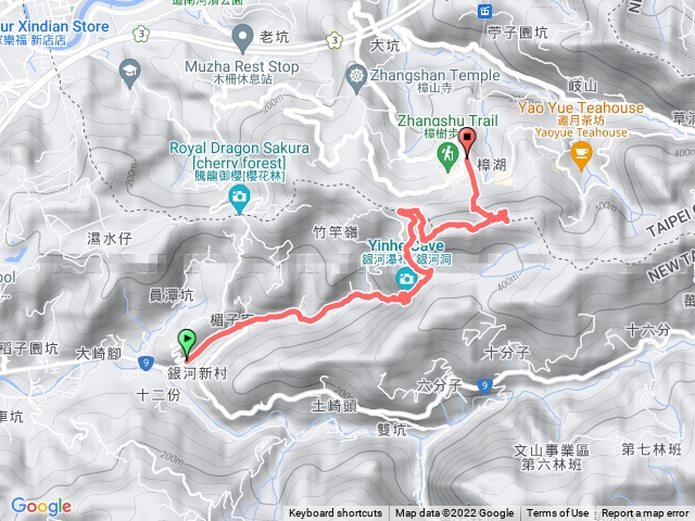 銀河洞-鵝角格山-三玄宮山-貓纜站