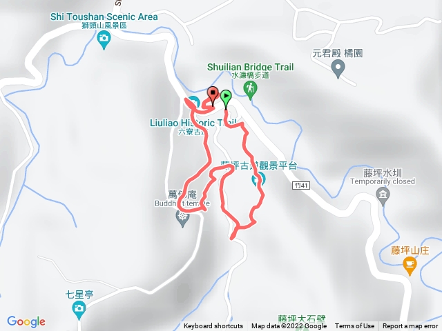 藤坪六寮萬佛庵古道行
