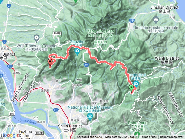 陽明山東西大縱走