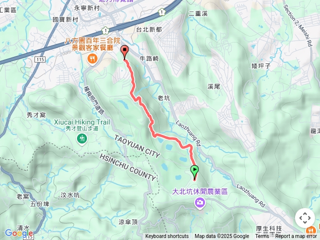 360高地福人山登山口