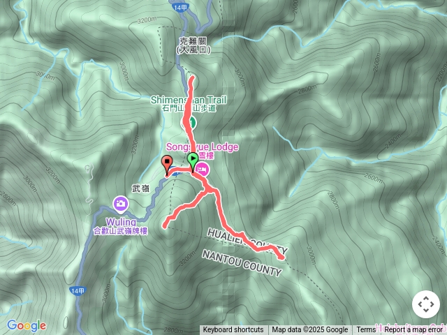魯蛋小奇萊合歡東石門山GPX