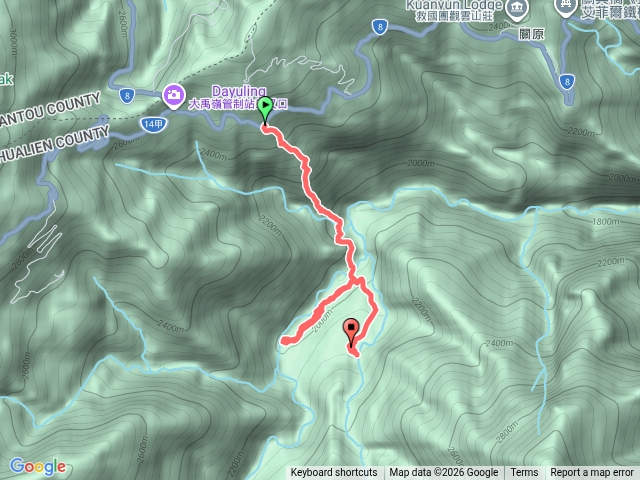 古關原·屏風山屋·塔次基里溪取水_屏風山Day1預覽圖