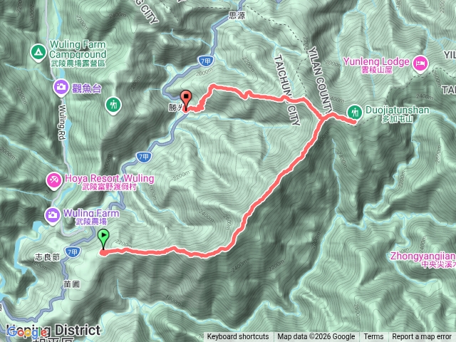 平多縱走