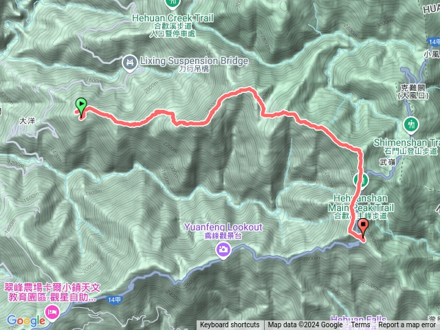 20241012 梅松山上合歡主峰(合歡西稜)