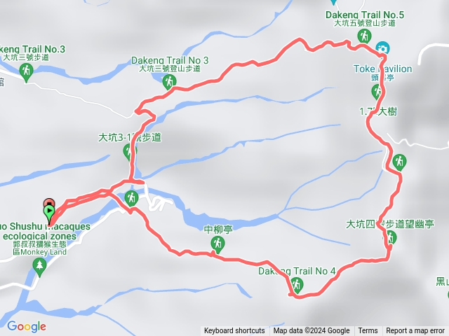 大坑步道4號上3號、3-1號下