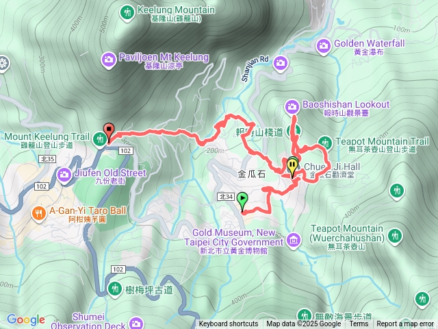 瑞芳山尖路步道黃金博物館預覽圖
