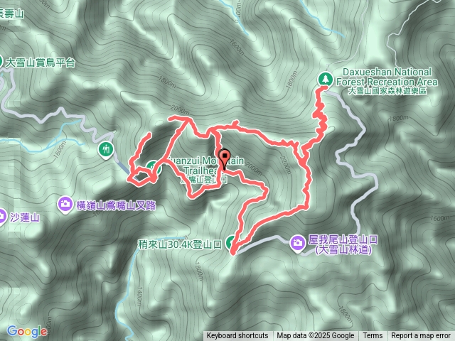 鳶嘴稍來步道賞楓行、捎來神木預覽圖