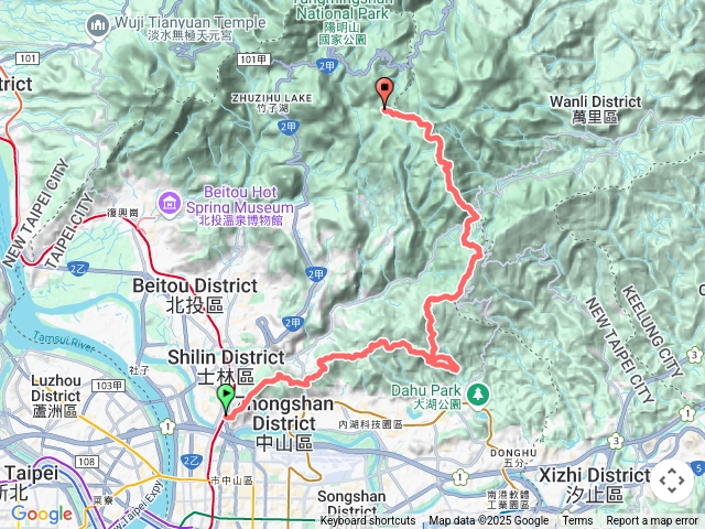 2025.06.07 台北大縱走 寶石任務 撤退 第五段 第四段 第三段 (劍潭→擎天崗)