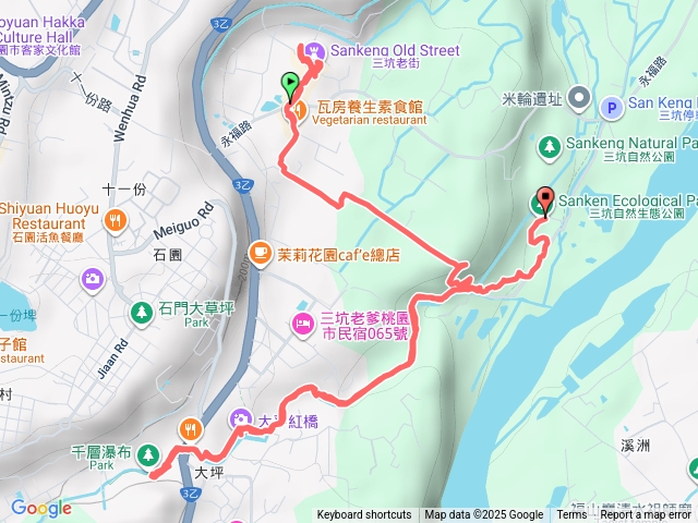 三坑老街、大平紅橋、生態園114.10.31